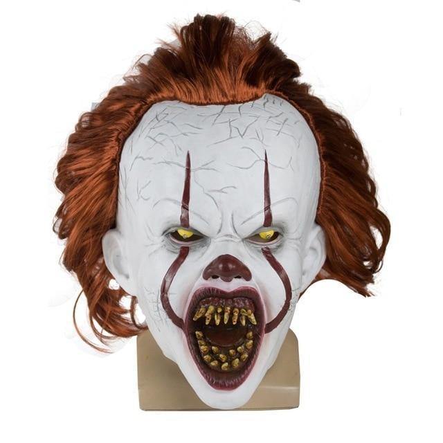 It Chapter Two Pennywise Scary Clown Cosplay Halloween Led Latex Masks