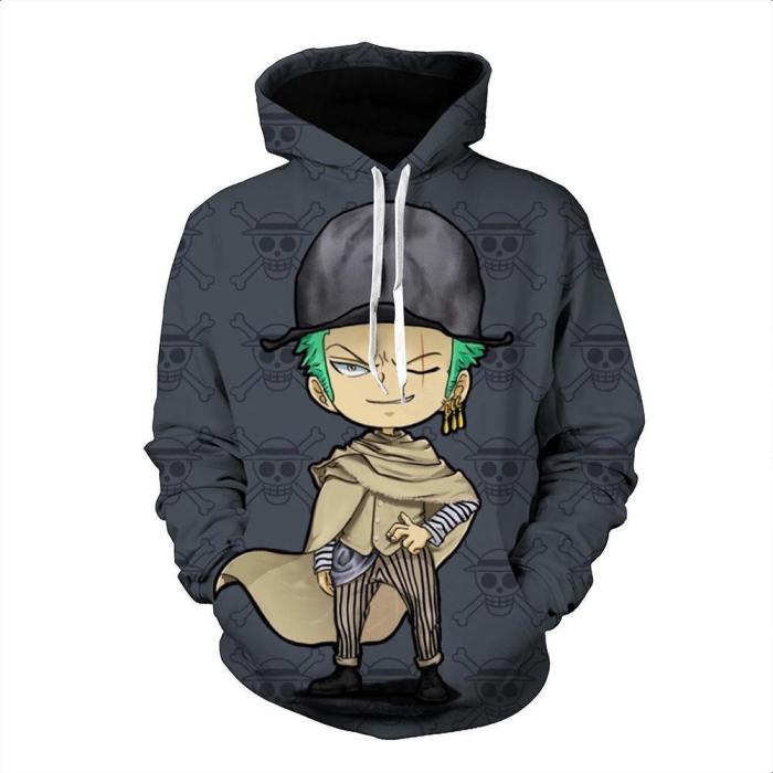 One Piece Hoodie - Zoro Pullover Hoodie Csso025
