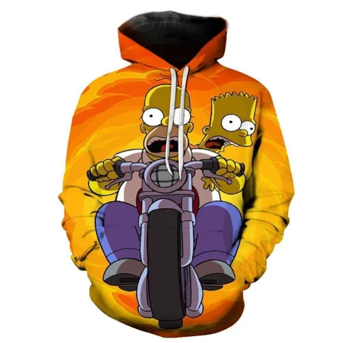 The Simpsons Hoodie - Homer J. Simpson Pullover Hoodie