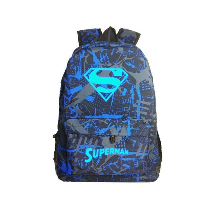 Dc Comic Super Hero Superman Luminous 17  Computer Backpack Csso115