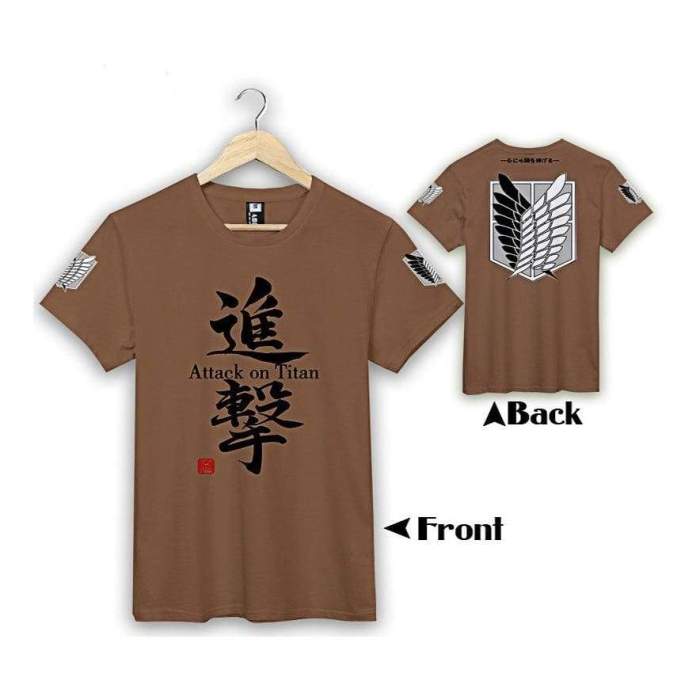 Attack On Titan Recon Corps Hooded Sweatshirt White T-Shirt Cosplay Hoodie