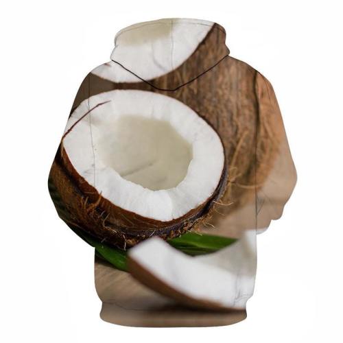 Coconut 3D - Sweatshirt, Hoodie, Pullover