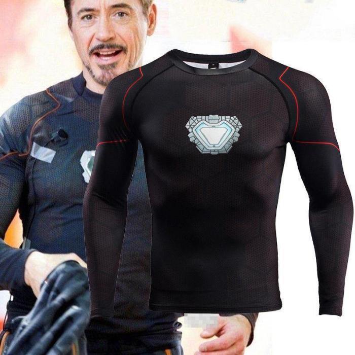 Avengers Infinity War Iron Man Long Sleeve T-Shirts