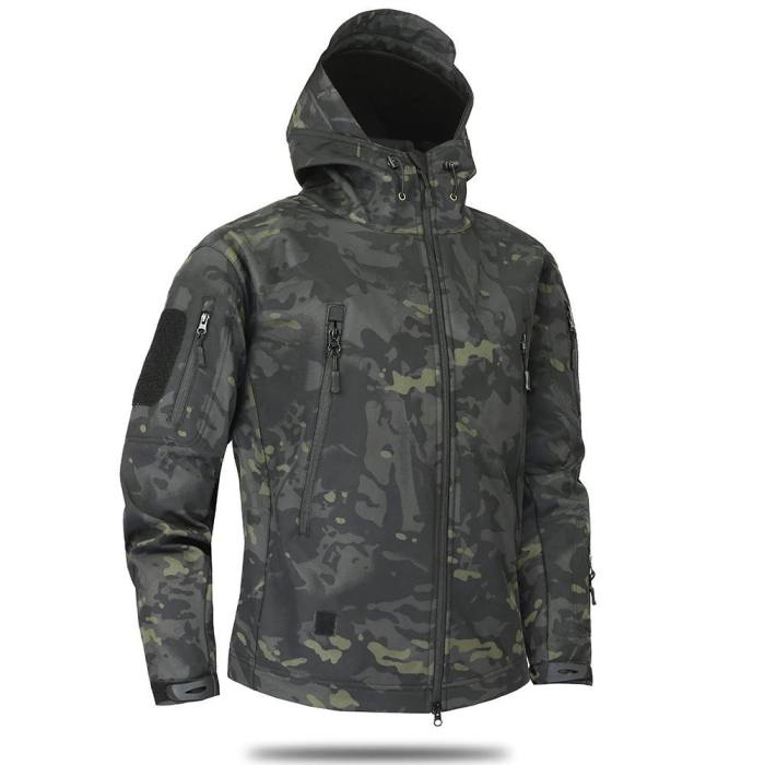 Military Tactical Camouflage Jacket With Hoodie Version 1