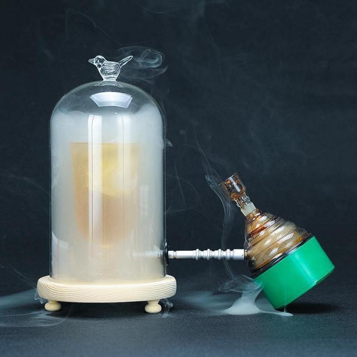 A Smoke Gun Kit For Making Bubble Cocktail