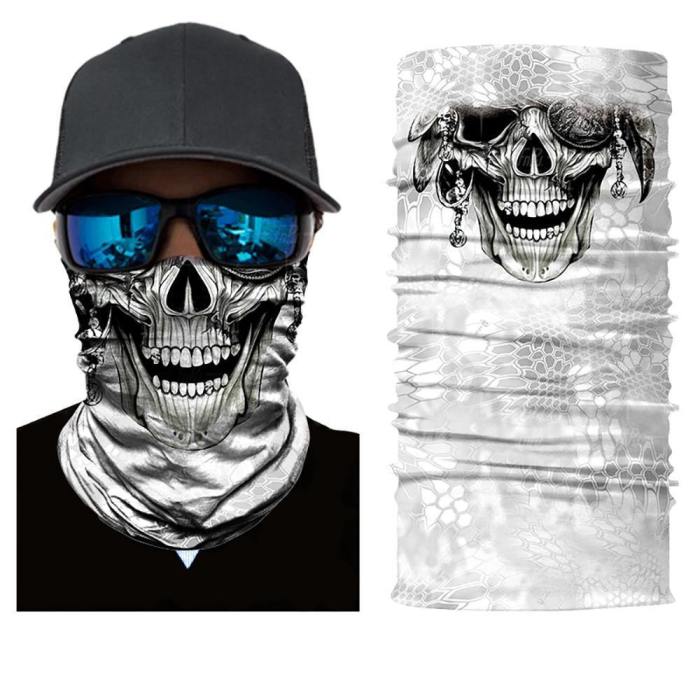 Various 3D Skull Skeleton Neck Warmer Face Mask