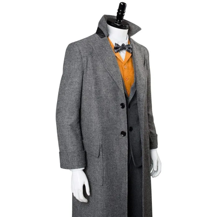 Fantastic Beasts: The Crimes Of Grindelwald Newt Scamander Coat Cosplay Costume