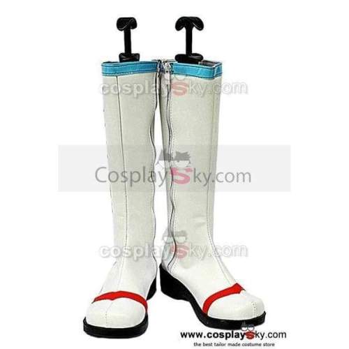 Vocaloid Miku Cosplay Boots White Shoes