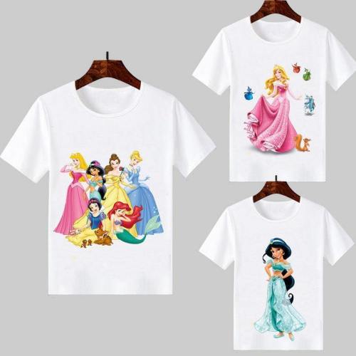 Princess Snow White Kids Girls Summer Cartoon T Shirt Short Tops Gifts