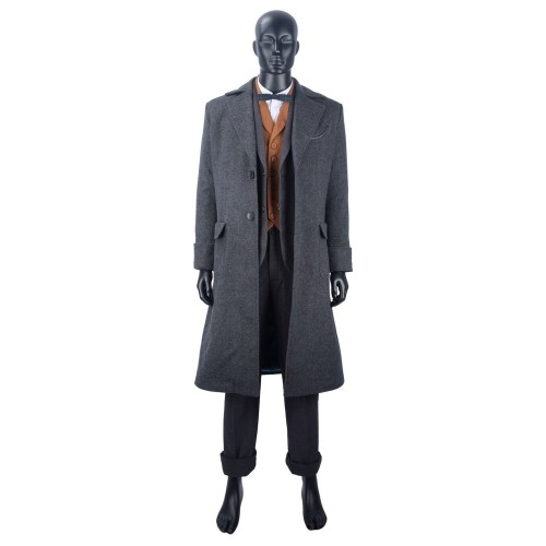 Fantastic Beasts: The Crimes Of Grindelwald Newt Scamander Coat Cosplay Costume New