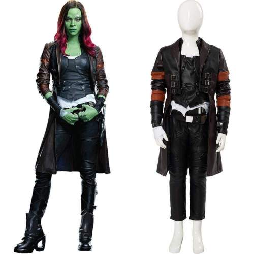 Avengers 4 Endgame Gamora Outfit Cosplay Costume For Kids Girls