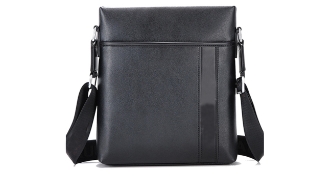 New Men Fashion Pu Leather Cross-Body Bag
