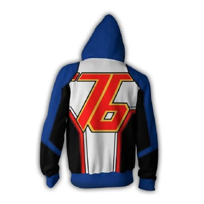 Overwatch Hoodie - Soldier 76 Zip Up Hoodie Csos567
