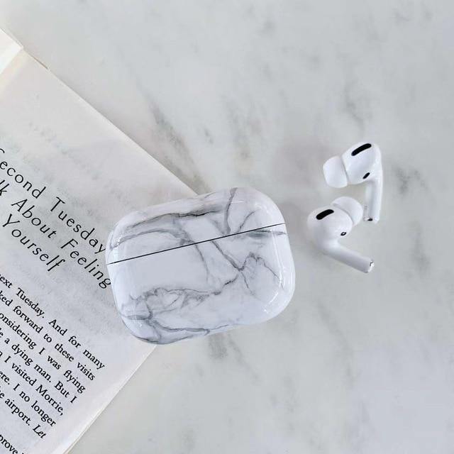 Shiny Marble Apple Airpods Pro Protective Case Cover