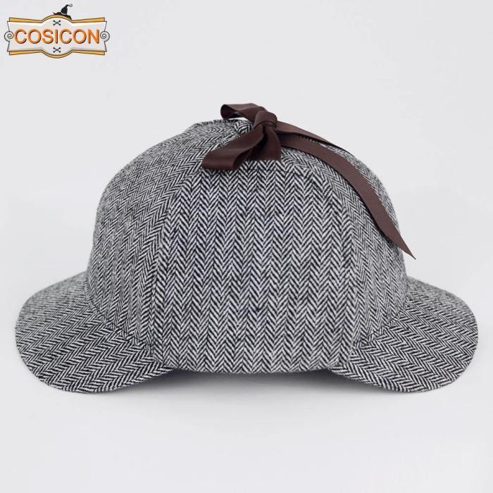 Sherlock Holmes Deerstalker Cosplay Hat Detective Cap