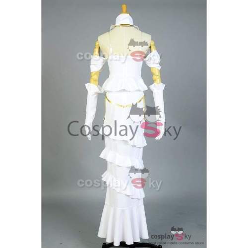 Overlord Albedo White Dress Cosplay Costume