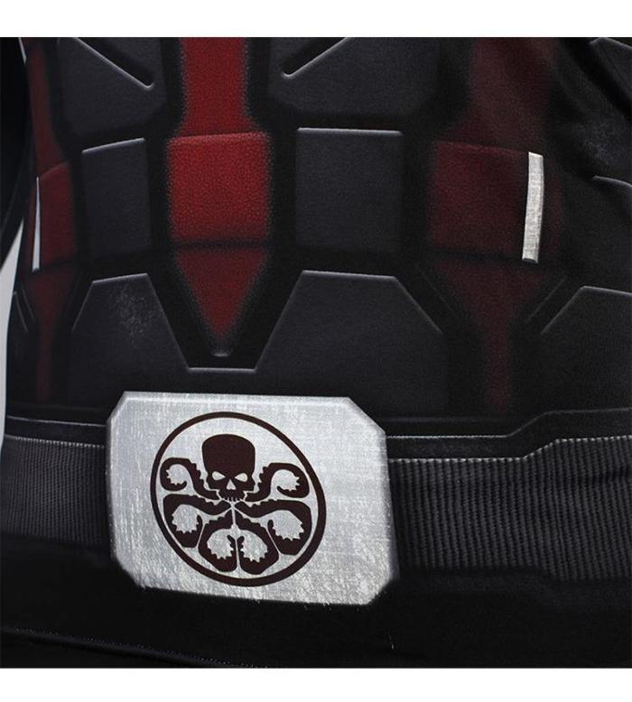 Hydra Captain American 3D Printed T Shirts Men Avengers 4 Endgame Quantum War Compression Shirt Cosplay Costume Tops For Male