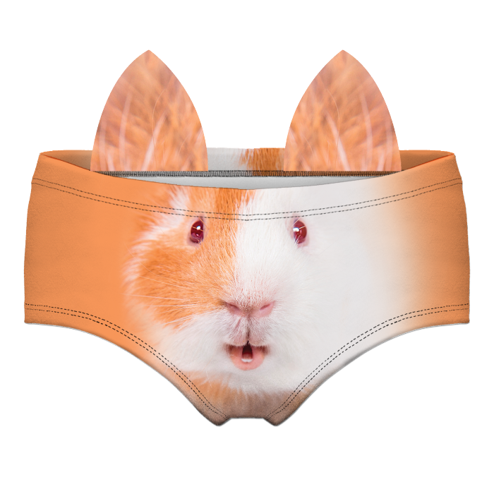 Womens Underwear 3D Printing Rabbit Pattern Briefs