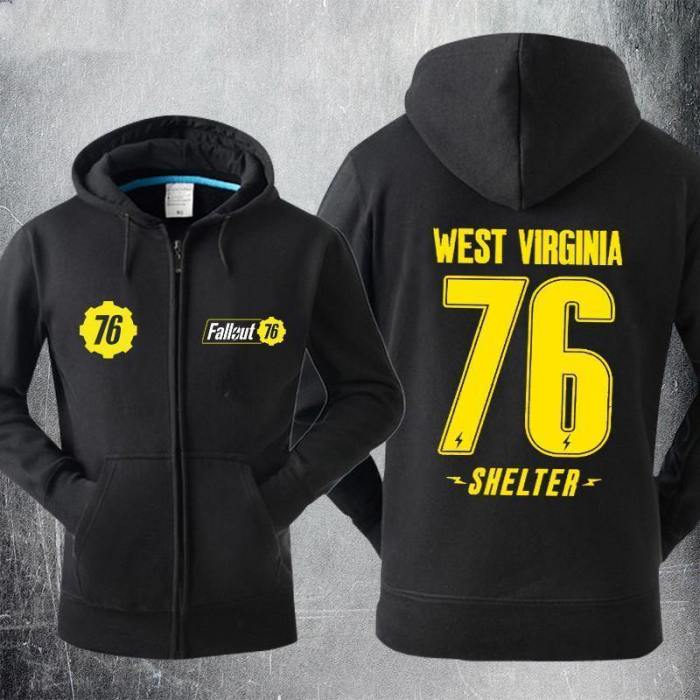 Fallout 4 West Virginia 76 Shelter Sweater Cosplay Hoodies Jacket