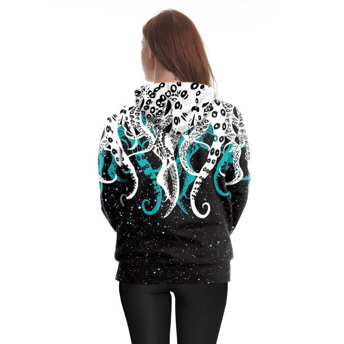 Octopus Hoodie Fashion Sweatshirt For Men And Women
