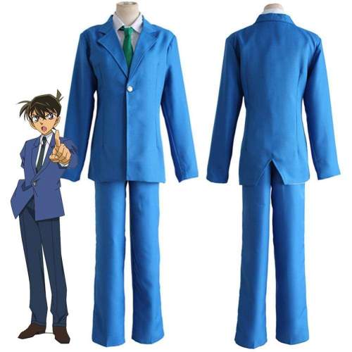Detective Conan Case Closed Kudou Shinichi Jimmy Kudo Cosplay Costume