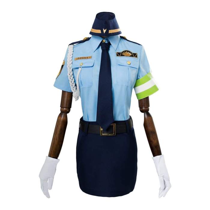 Fate/Extella Link Tamamo No Mae Police Uniform Cosplay Costume For Women Female