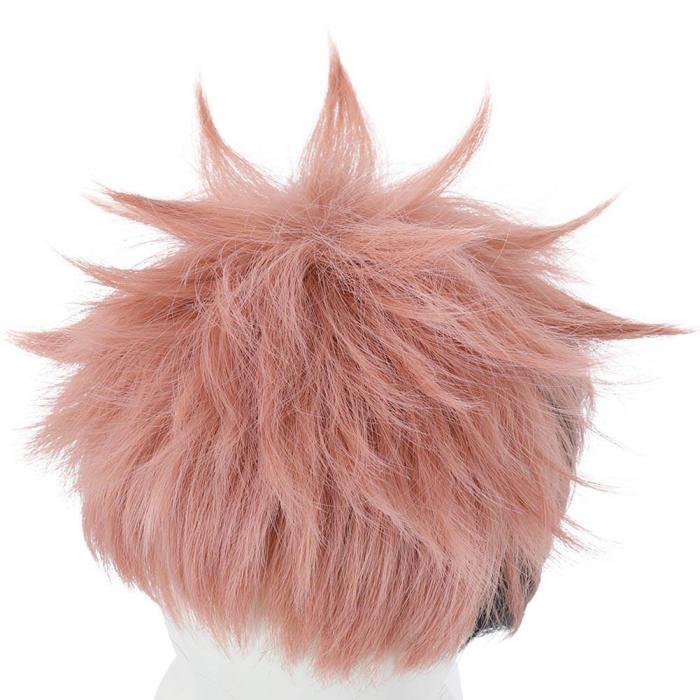 Jujutsu Kaisen Yuuji Itadori Heat Resistant Synthetic Hair Carnival Halloween Party Props Cosplay Wig
