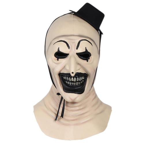 Terrifier Joker 2 Evil Clown Hat Helmet Halloween Party Cosplay Props