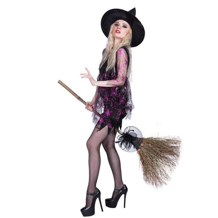 Witch Dress Costumes Carnival Masquerade Performance Clothing With Hat