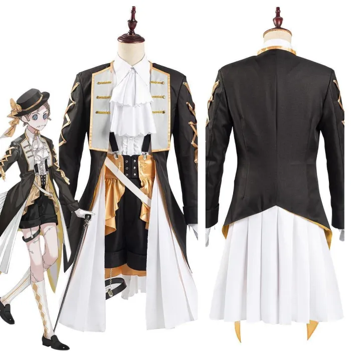 Game Identity V Naib Subedar Shirt Coat Outfits Halloween Carnival Suit Cosplay Costume