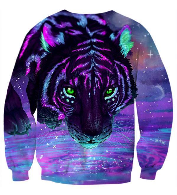 Neon Colorful Art Tiger Sweatshirt/Hoodie