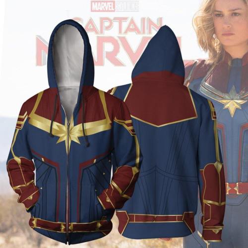 Captains Amercia 3D Sanitary Clothes Cosplay Zipper Hoodie
