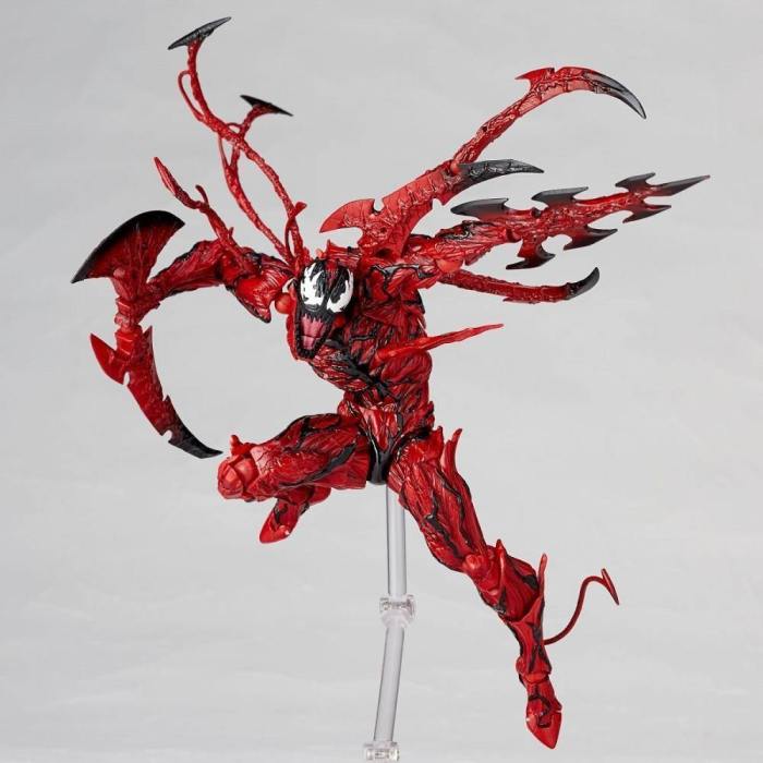 Marvel Red Venom Carnage Amazing Spiderman Bjd Action Figure Model Toy