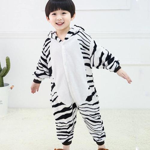 Child Romper Zebra Pattern Costume For Kids Onesie Pajamas For Girls Boys
