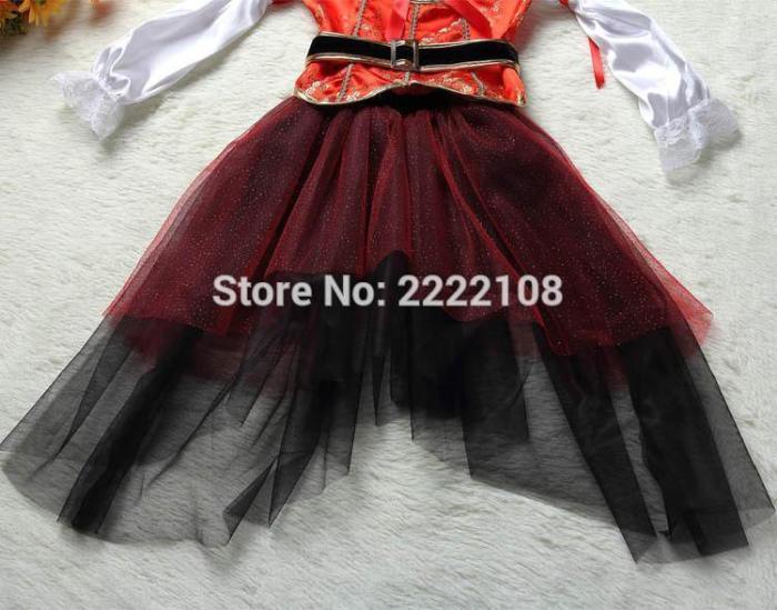 New Halloween Christmas Gift Pirate Costumes Girls Party Cosplay Costume For Children Kids Clothes Performance Kindergarten