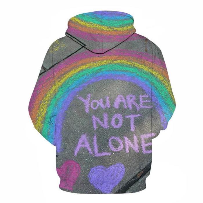 You Are Not Alone 3D - Sweatshirt, Hoodie, Pullover