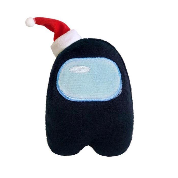 Among Us Plush Toys With Christmas Hat For Kids Xmas Dolls Toys Gift