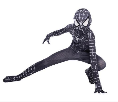 Amazing Spiderman Jumpsuit Cosplay Children Tights Halloween Costume