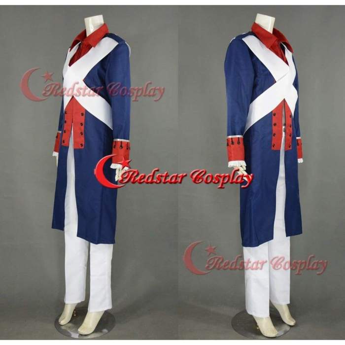 Axis Powers Hetalia Aph Coslay American Revolutionary War Cosplay Costume