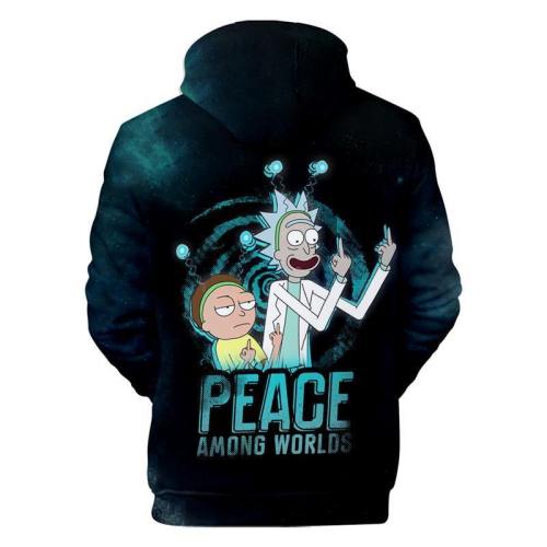 Rick And Morty 3D Hoodie Casual Long Sleeve Sweatshirt