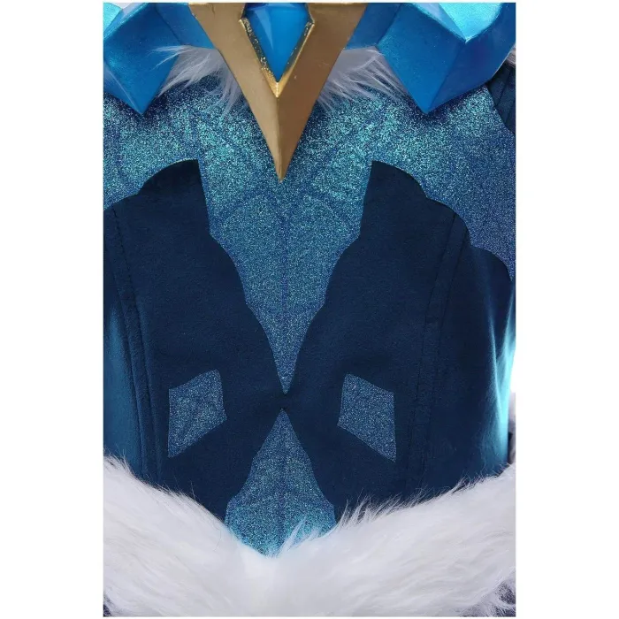 League Of Legends Soraka Snowdown Skin Outfit Cosplay Costume Female