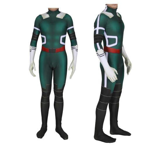 Men Boys My/No Hero Academia Deku Boku Midoriya Izuku Cosplay Jumpsuit