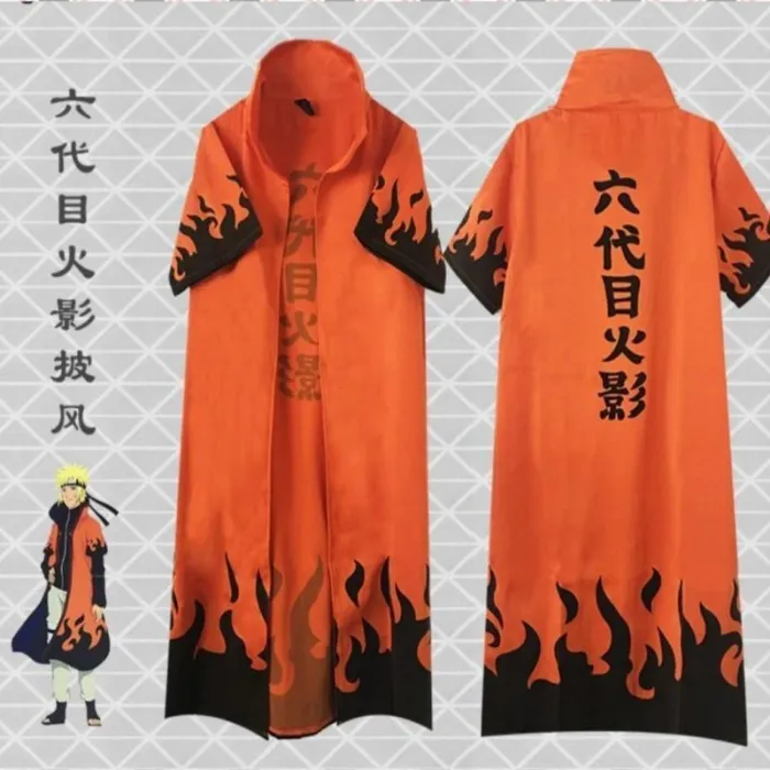 Halloween Naruto Cos Clothing Cloak Four Generations Six Generations Cos Clothing Cloak Anime Costume