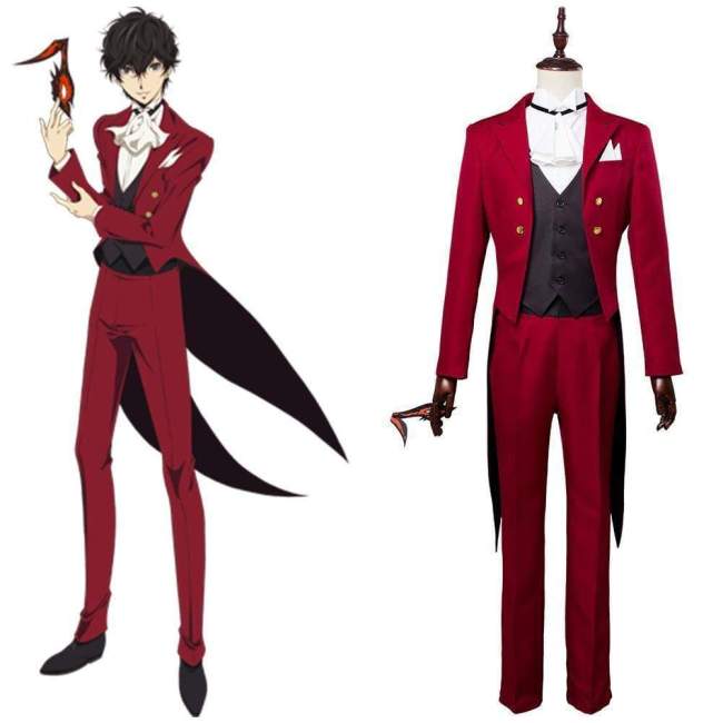 Persona 5 P5 Ren Amamiya Masquerade Party Cosplay Costume