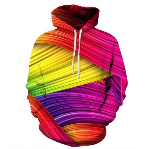 Hoodies Colorful Graphic 3D Pattern Print Sweatshirt