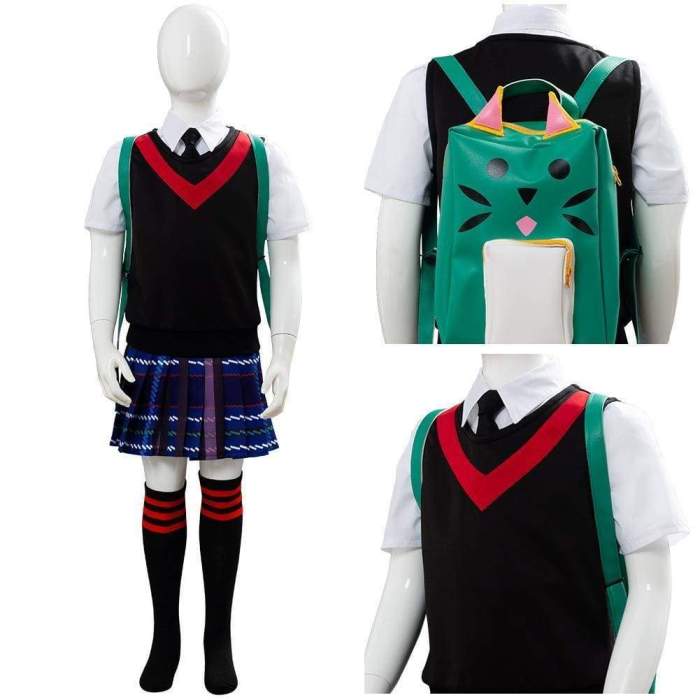 Spider-Man: Into The Spider-Verse Peni Parker Cosplay Costume For Kids Little Girls