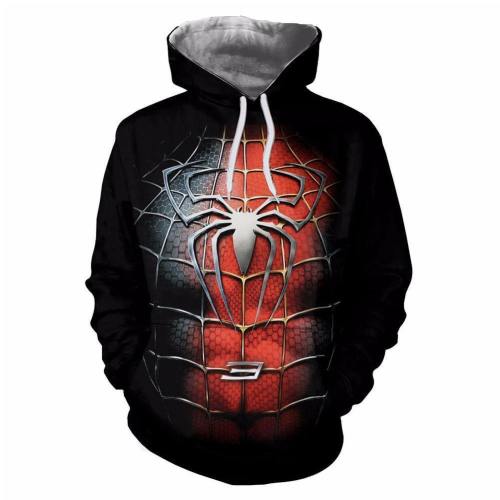 Unisex Spider-Man Hoodies Cool Aesthetic Pullover 3D Print Jacket Sweatshirt