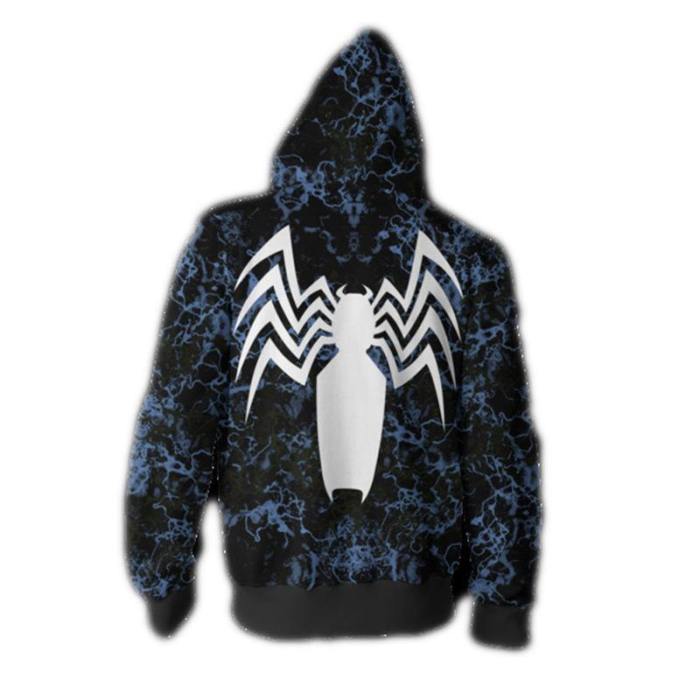 Spider-Man Hoodie - Venom Vs. Carnage Zip Up Hoodie  Csos501