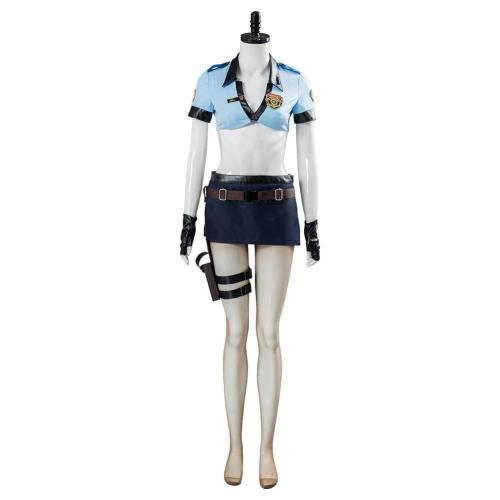 Resident Evil 3 Remake Jill Valentine Halloween Uniform Outfit Halloween Carnival Costume Cosplay Costume