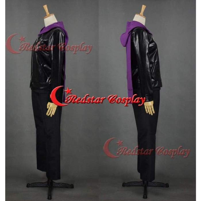 New Tokyo Ghouls Ii Kirishima Ayato Cosplay Costume Pleather Suit Hooded Coat Custom In Any Size